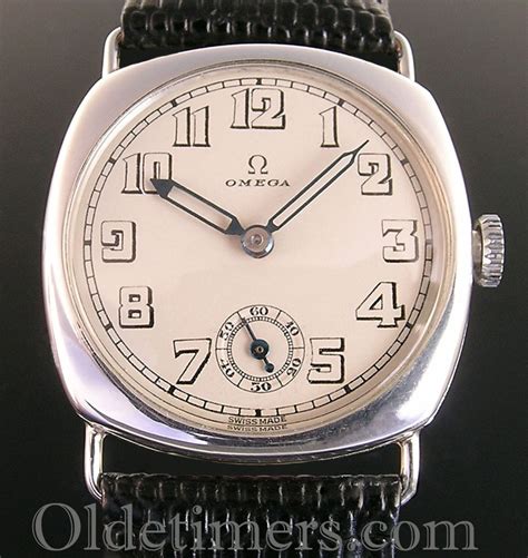 1920s cushion silver vintage omega watch|OMEGA 1920.